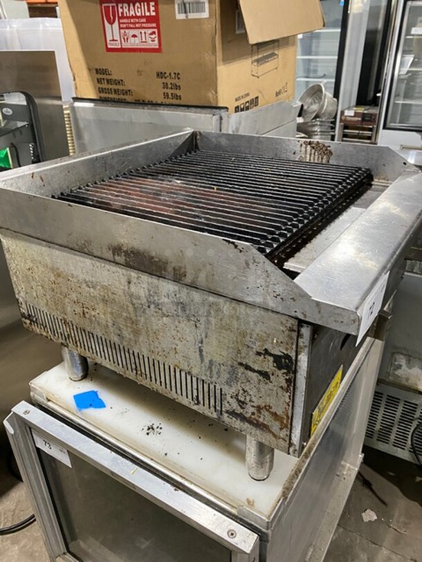 Qualite All Stainless Steel Commercial Countertop Natural Gas Powered Char Broiler Grill! - Image 2 of 8