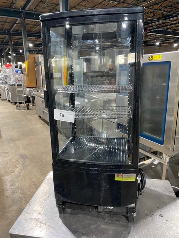 Commercial Display Case Merchandiser! Glass All Around Showcase Style! With Front And Rear Access Doors! - Image 1 of 8