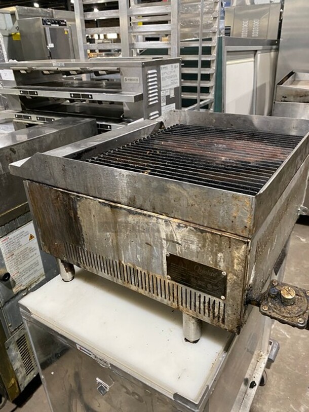 Qualite All Stainless Steel Commercial Countertop Natural Gas Powered Char Broiler Grill! - Image 4 of 8
