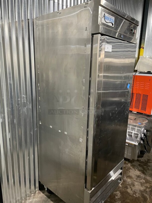 Avantco Stainless Steel Reach In Freezer! On Casters! MODEL 178SS1FHC SN: 6588170221080121 - Image 2 of 10