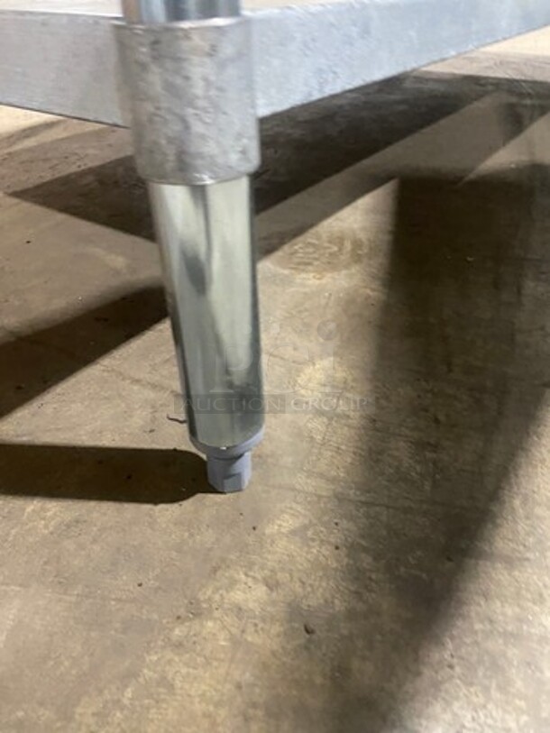 Solid Stainless Steel Work Top/ Prep Table! With Storage Space Underneath! On Legs! - Image 5 of 7