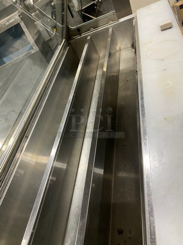 Duke Commercial Sandwich Prep Line Unit! With Slanted Front Glass! With Commercial Cutting Board! All Stainless Steel! On Casters! Model: SUBCPTC60M 120V 60HZ 1 Phase - Image 5 of 9