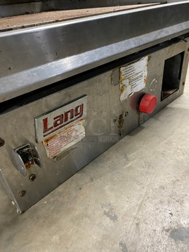 Lang Commercial Countertop Natural Gas Powered Planten 2-Sided Grill! With Side Splashes! All Stainless Steel! - Image 7 of 9