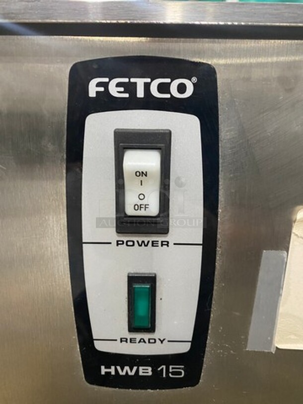 NEW! Fetco Commercial Countertop Hot Water Dispenser! All Stainless Steel! On Small Legs! Model: HWB15 SN: 06724712 120/208/240V 60HZ 1 Phase - Image 8 of 8