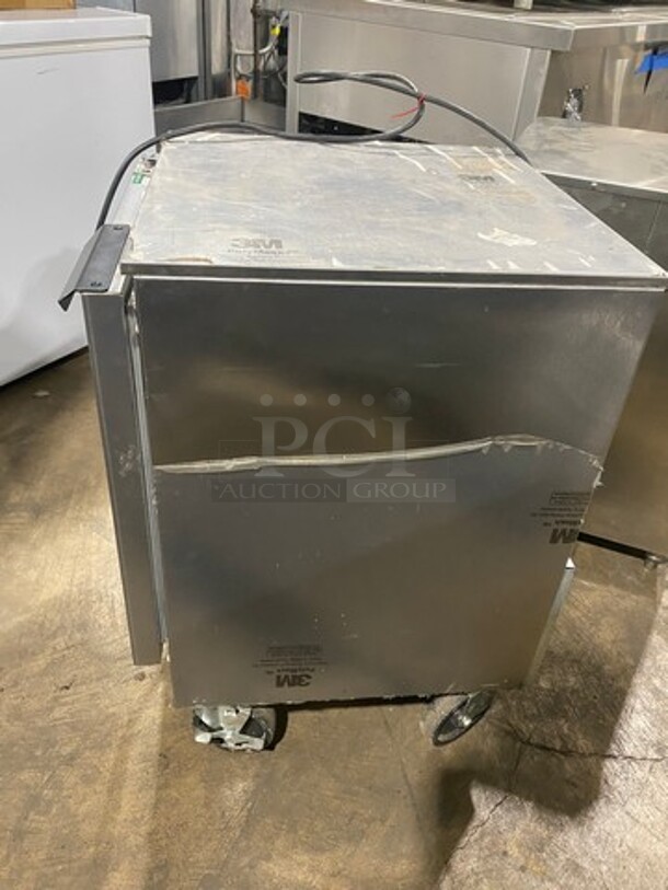 NEW! Beverage Air Commercial Single Door Lowboy/Work Top Cooler! All Stainless Steel! On Casters! Model: UCR20Y24 SN: 11700669 115V 60HZ 1 Phase - Image 4 of 8