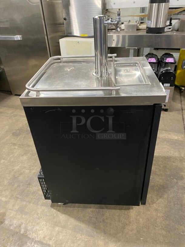 Sweet! 2019 LATE MODEL! Micro Matic Refrigerated Dual Tap Beer Kegerator! Model MDD23ENT Serial 8101670260! 115V 1 Phase! - Image 3 of 8