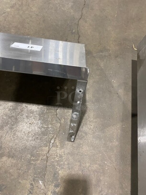 Commercial Solid Stainless Steel Wall Mount Shelf! - Image 5 of 5