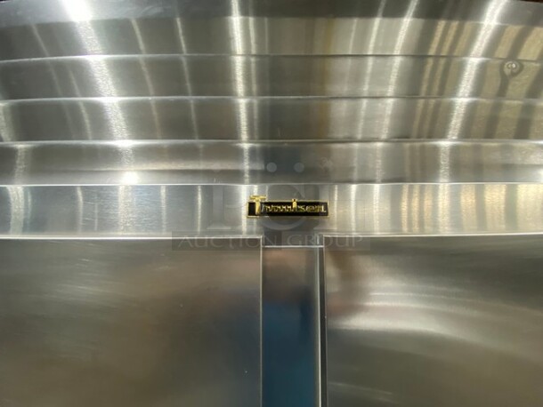 Traulsen Commercial 2 Door Reach In Refrigerator! With Poly Coated Racks! All Stainless Steel! On Casters! Model: G20010 SN: T22246H09 115V 60HZ 1 Phase - Image 2 of 8