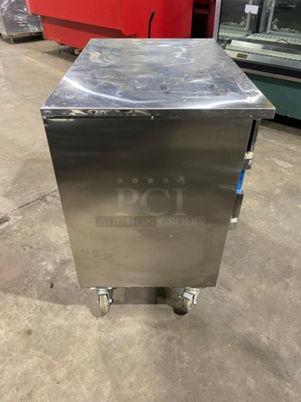 LATE MODEL! 2019 Cool Tech Commercial 2 Door Lowboy/ Worktop Cooler! Stainless Steel! On Casters! Model: CUST36LB SN: 025619 120V 60HZ 1 Phase - Image 2 of 9
