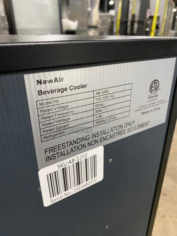 NICE! NEWAIR- Mini Wine Cooler Merchandiser!  Model AB-1200! 110-120 Volts, 
1 Phase. 19x18.5x33. - Image 5 of 7