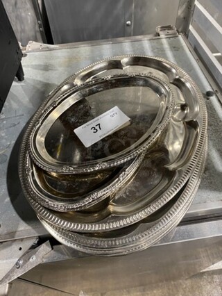 ALL ONE MONEY! Decorative Metal Serving/ Display Trays!