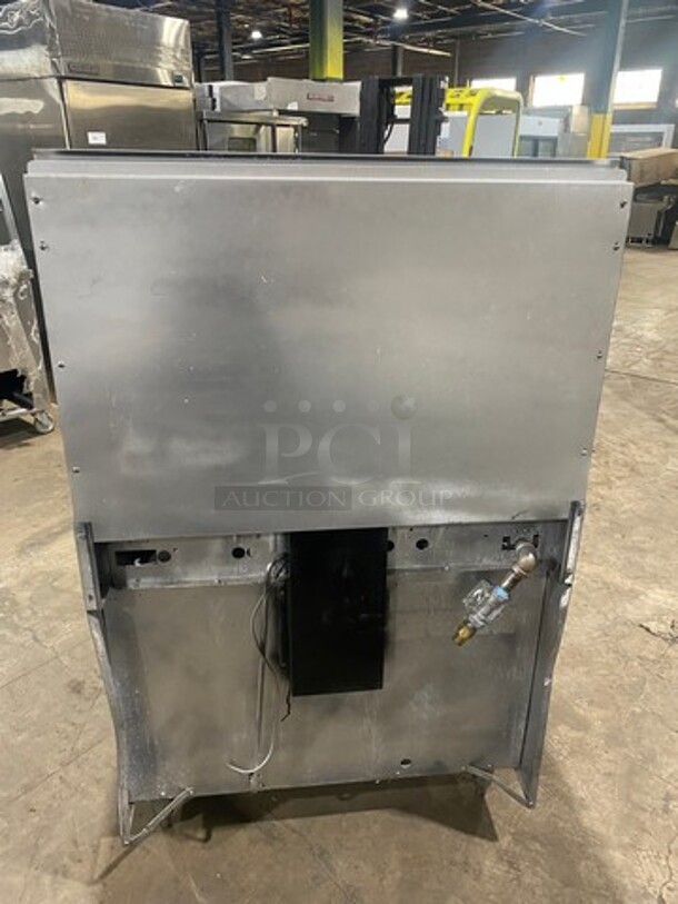 Garland Commercial Natural Gas Powered 6 Burner Stove! W/ Oven Underneath! Stainless Steel W/ Back Splash And Salamander Shelf! On Casters! - Image 4 of 9