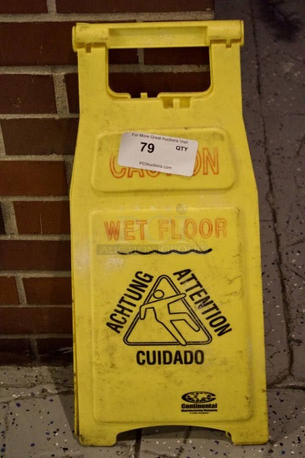 Wet Floor Sign. 