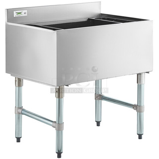BRAND NEW SCRATCH AND DENT! Regency 600IB2130C0 Stainless Steel Ice Bin.