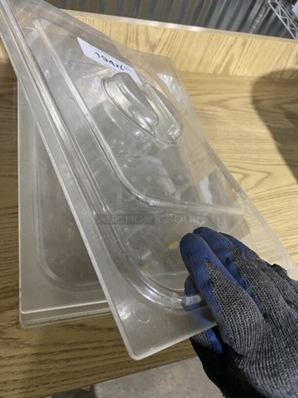 Plastic Full Size Food Pan Covers! 6 X Your Bid! - Image 5 of 5