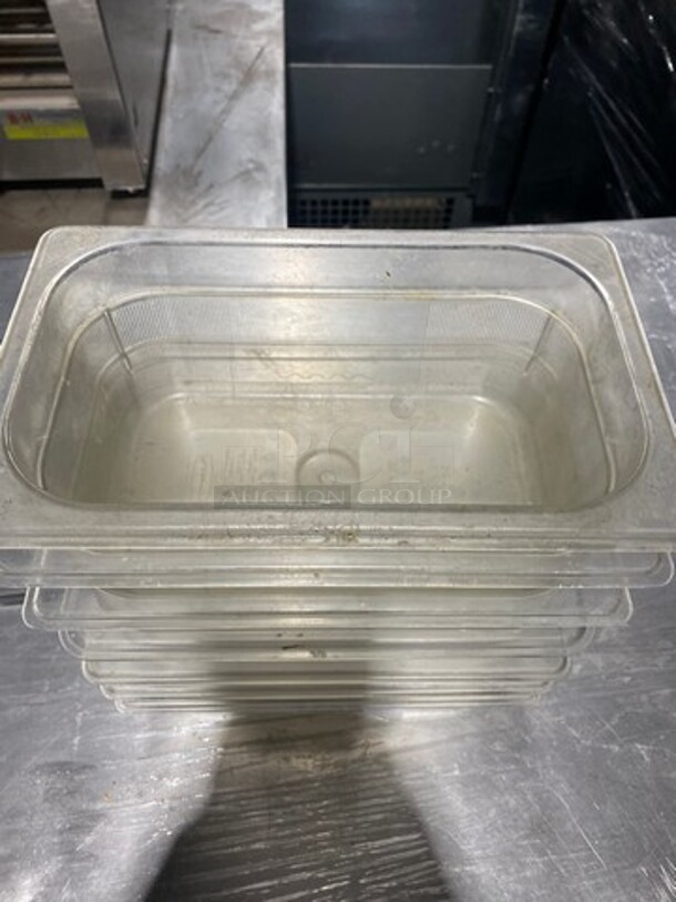 Clear Poly 1/4x4" Food Containers! 7x Your Bid! - Image 3 of 9