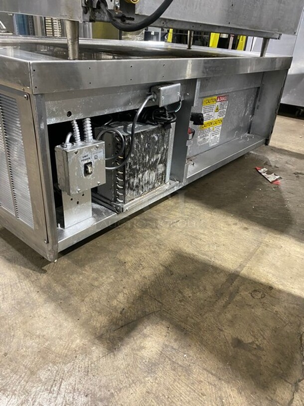 NICE! Delfield Refrigerated 2 Drawer Chef Base! With Additional Storage Space Underneath! All Stainless Steel! On Casters! 115V 1 Phase! Model: 17C52P SN: 1703150002864! - Image 4 of 8