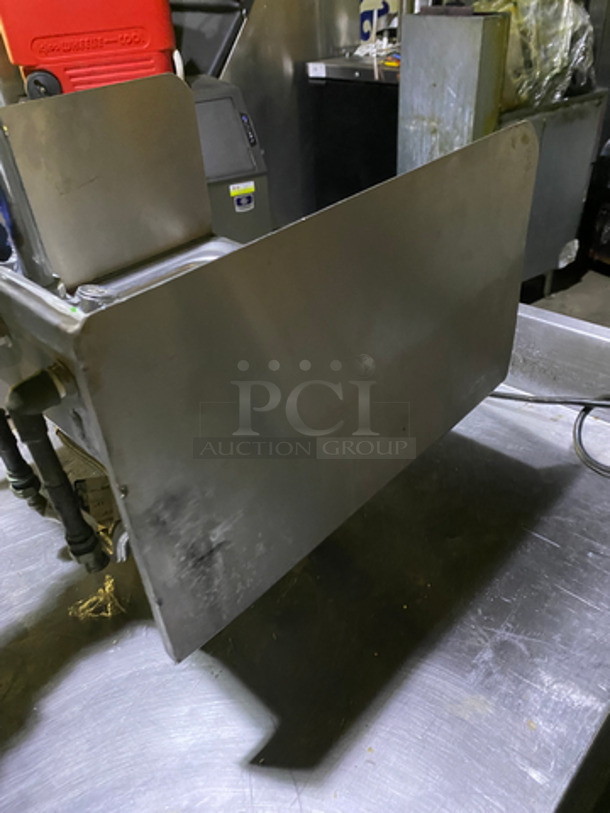 Regency Commercial Stainless Steel Hand Sink! With Back And Side Splashes! With Faucet And Handles! - Image 4 of 7