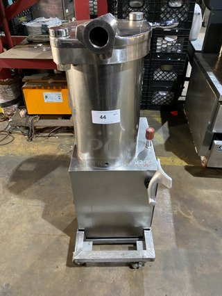 Smith Commercial Automatic Sausage Stuffer! All Stainless Steel! On Casters!