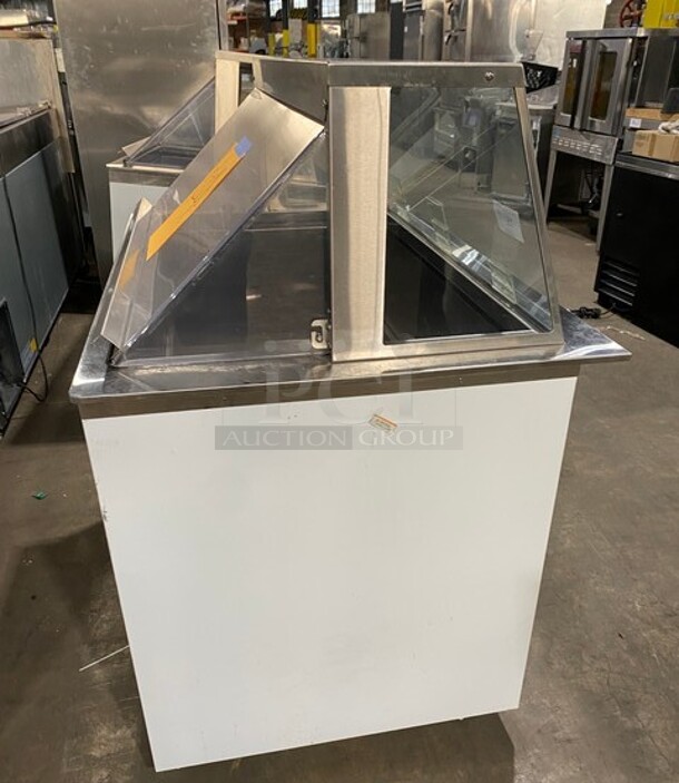 C Nelson Stainless Steel Commercial Floor Style Ice Cream Dipping Cabinet! MODEL BD6DIPRB 115V  - Image 3 of 8