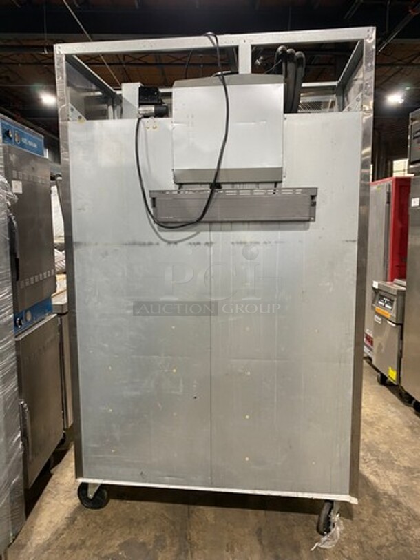Turbo Air Commercial 2 Door Reach In Freezer! With Poly Coated Racks! Solid Stainless Steel! Model: M3F472 SN: K9F41A5026! 115V! On Casters!
 - Image 2 of 12