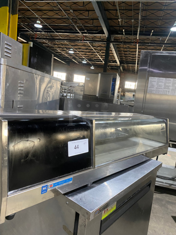 Yamasho Commercial Countertop Refrigerated Sushi Showcase Merchandiser! With 2 Sliding Rear Doors! Stainless Steel Body! Model: 1200NMSL SN: 2090152 115V 60HZ - Image 1 of 8