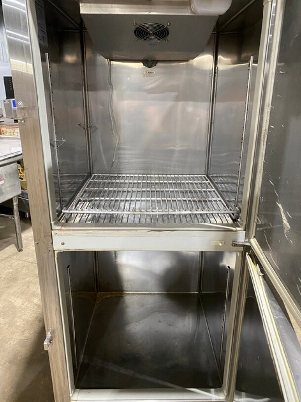 CoolTech Commercial Stainless Steel Reach In Half Cooler/Half Freezer Combo! On Casters! MODEL J2SRF-20B SN RF200505043 115V 1PH - Image 5 of 12