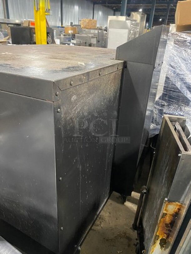 Peerless Commercial Natural Gas Powered Double Deck Baking/ Pizza Oven! With Stones! All Stainless Steel! On Legs! - Image 10 of 11