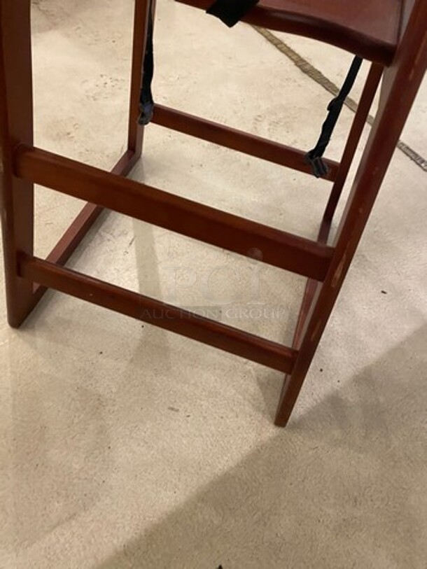 Wooden Highchair! With Child Safety Straps! 2x Your Bid! - Image 7 of 7