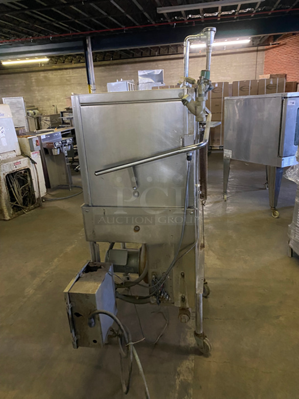 Hobart Commercial Pass-Through Dishwasher! All Stainless Steel! On Casters! Model: AM14C SN: 12102211CF 200/230V 60Hz 3 Phase - Image 2 of 10