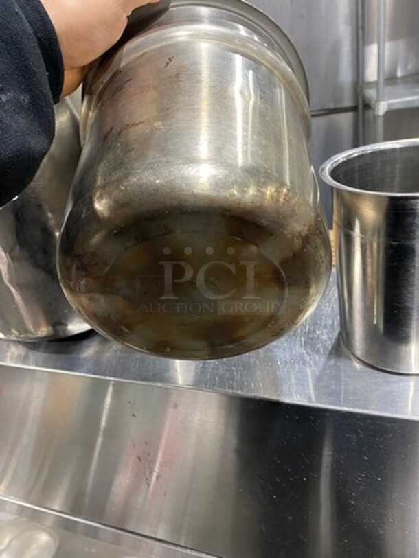 Assorted Size Stainless Steel Round Soup Pan Insert! 6x Your Bid! - Image 4 of 7