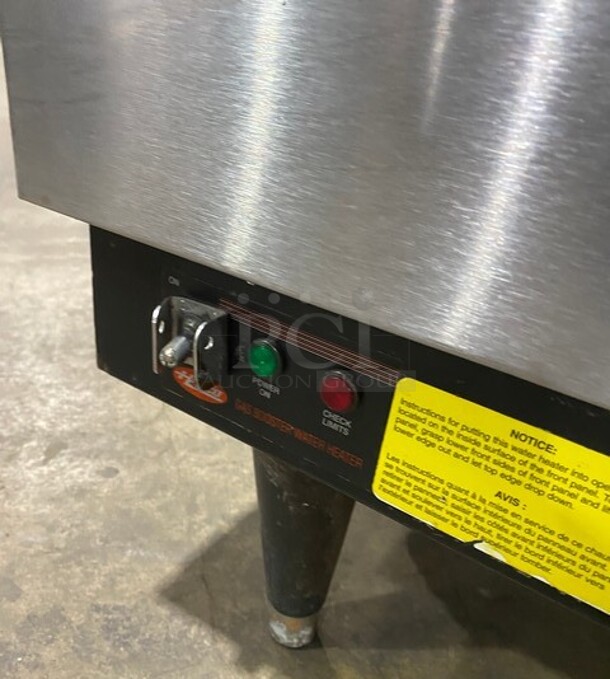 WOW! Hatco Commercial Gas Booster Water Heater! All Stainless Steal! On Legs! - Image 5 of 9