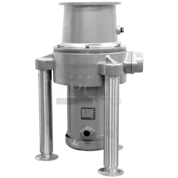 BRAND NEW SCRATCH & DENT! Hobart FD4/150-3 Commercial Garbage Disposer with Adjustable Flanged Feet - 1 1/2 hp, 110-120/220-240V.  - Image 1 of 4