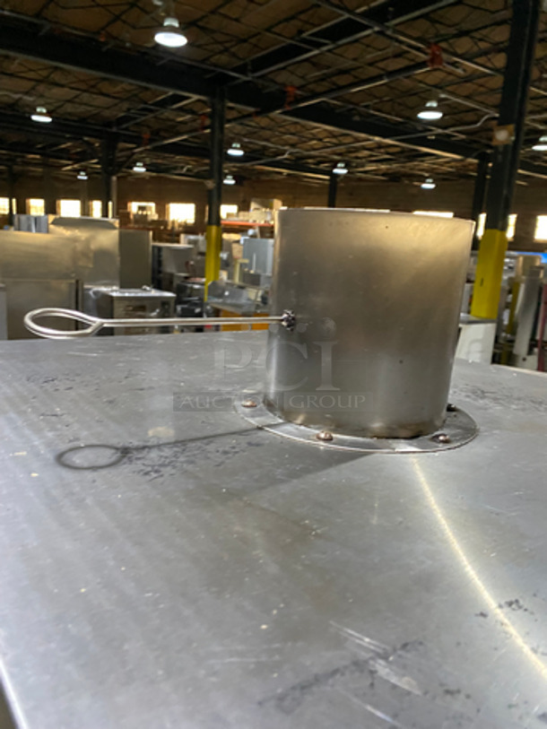 All Stainless Steel Commercial Single Door Gas Powered Smoker! With Metal Rack! On Legs! - Image 6 of 7