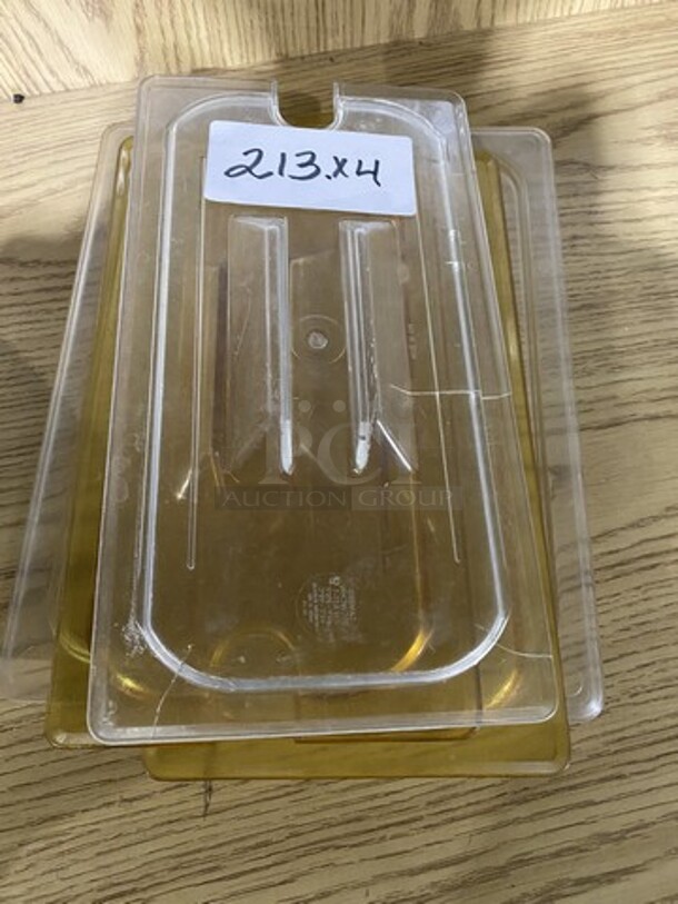PLastic Food Pan Covers! 4 X Your Bid! - Image 1 of 7