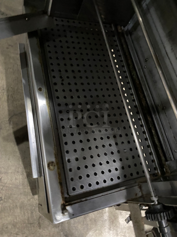 GREAT! Hickory Commercial Natural Gas Powered Rotisserie Machine! With View Through Door! All Stainless Steel! - Image 6 of 9