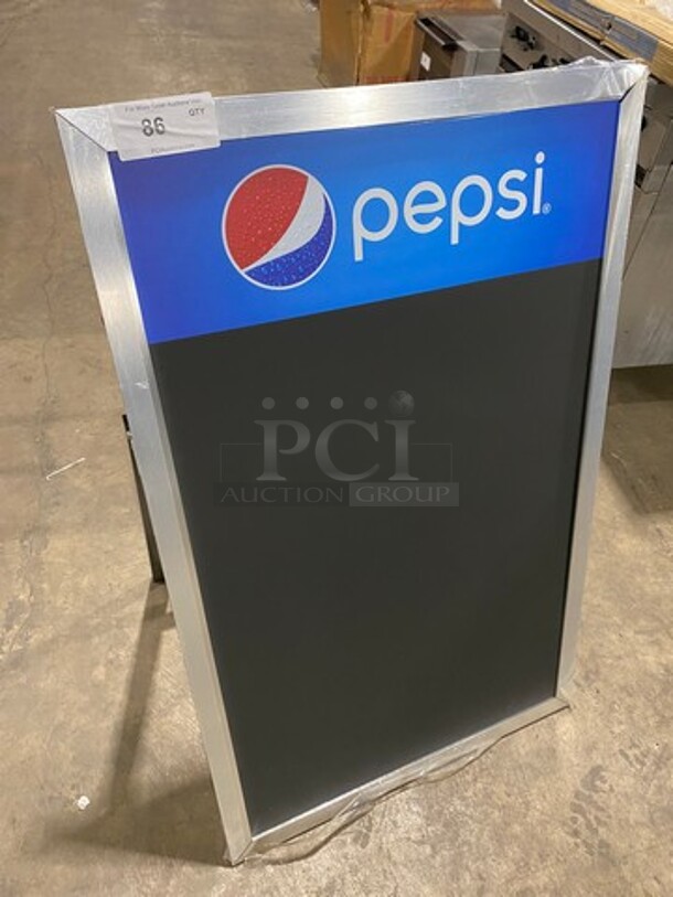 Black Chalk Board Outdoor Stand-Up Right Menu/ Specials Sign! - Image 5 of 5