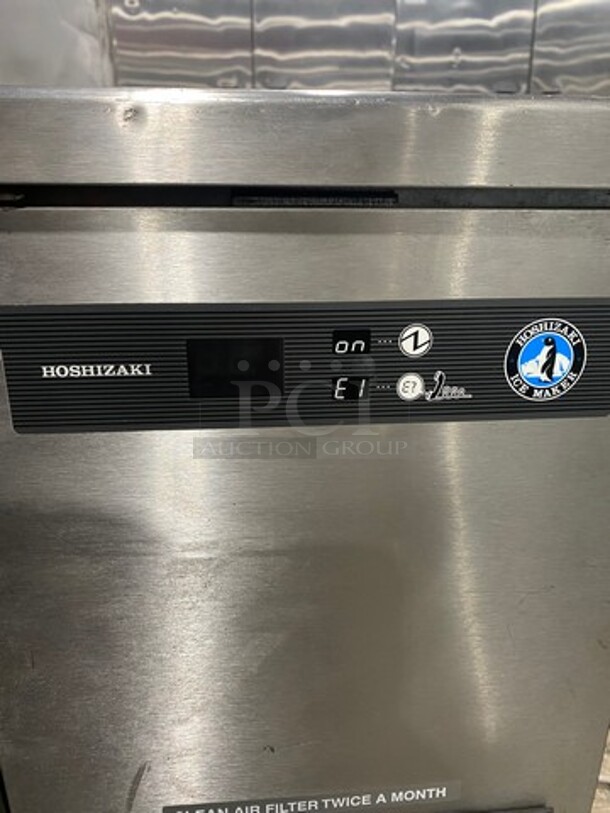 Hoshizaki Commercial Undercounter Ice Maker Machine! Model: IM200BAA SN: F11173D 115V 60HZ 1 Phase - Image 7 of 11