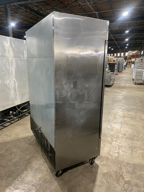 Turbo Air Commercial 2 Door Reach In Refrigerator! All Stainless Steel! With Metal Racks! On Casters! 110-120V 1 Phase! Model: TSR-49SD SN: DR49SB5100! - Image 3 of 9