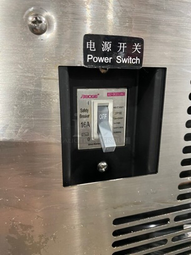 Commercial Countertop 2 Flavor Slushie/ Frozen Beverage Dispenser! Stainless Steel Body! SN: 191118000027 120V - Image 10 of 11