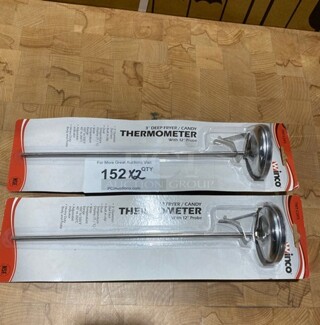 BRAND NEW! Winco 3" Deep Fryer Thermometer! 2x Your Bid! MODEL TMTCDF5