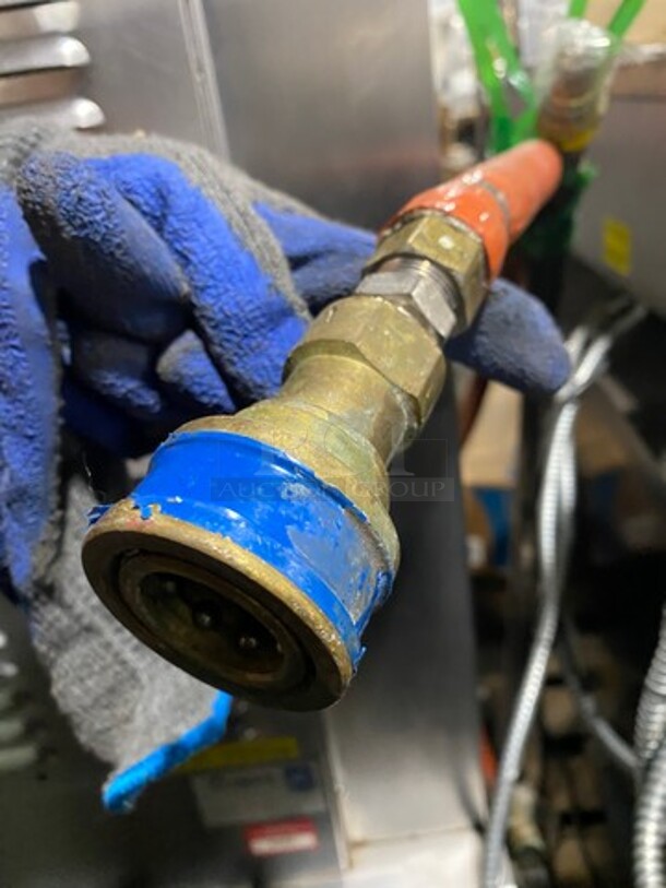 Groen Commercial Natural Gas Powered Dual Cabinet Steamer! All Stainless Steel! On Legs! Model: HY6SG - Image 11 of 12