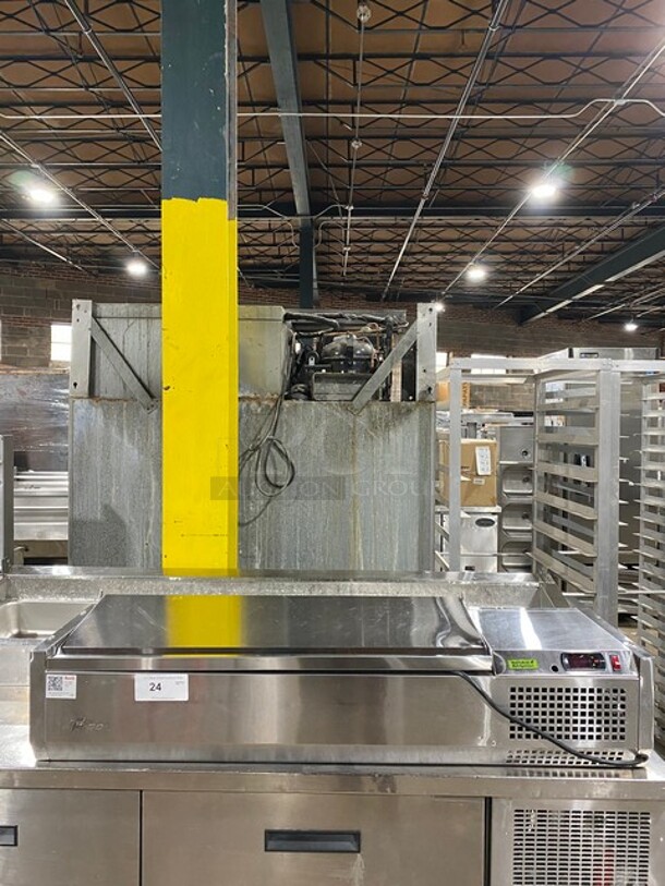 Nice! Turbo Air CTST-1200-N E-Line 48"  Stainless Steel Refrigerated Countertop Salad Prep Table! 115v 60hz - Image 1 of 8