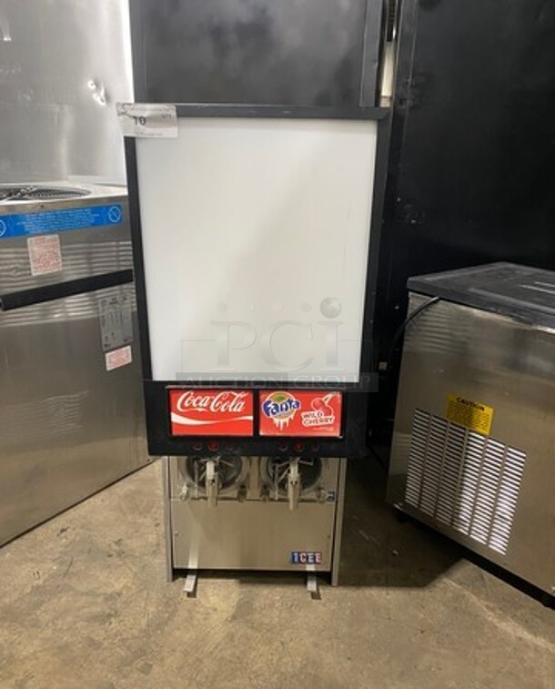 Cornelius Commercial 2 Flavor Counter Top Slushie/ Frozen Beverage Dispenser! All Stainless Steel! Model: VIPER2 SN: 62A1035VP031 230V - Image 1 of 7
