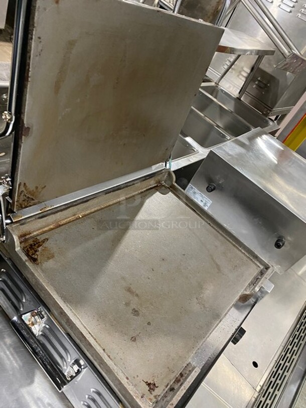 Waring Commercial Countertop Panini/Sandwich Tostato Supremo Grill! All Stainless Steel! Press With Flat Surface! Model: WFG250 SN: 160912 120V - Image 6 of 8