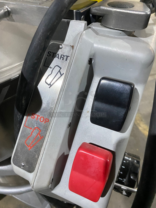 NICE! Hobart Commercial Vertical Cutter/Mixer/Mincer! All Stainless Steel! On Legs! Model: HCM450 SN: 311216113 200V 60HZ 3 Phase - Image 6 of 9