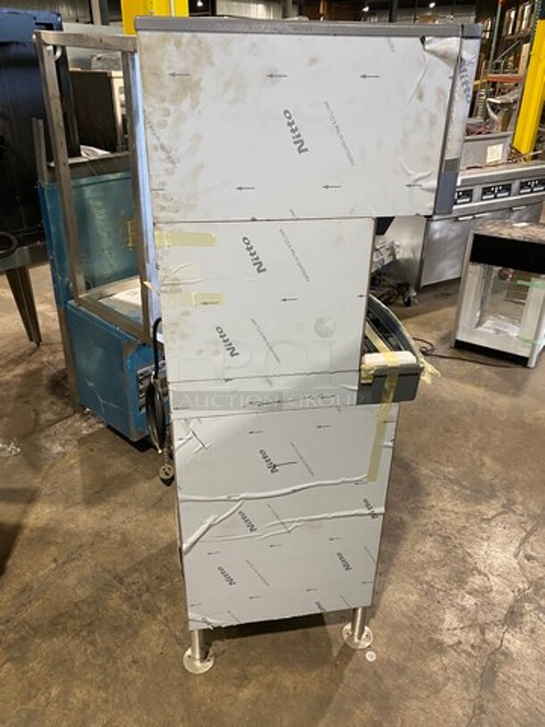 LATE MODEL! 2019 Follett Commercial Ice And Water Dispenser! All Stainless Steel! On Legs! MISSING FRONT COVER! Symphony Series Model: 25FB425W 115V 60HZ 1 Phase - Image 3 of 10
