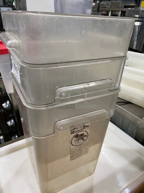 Cambro Clear Poly 22QT Food Container! 3x Your Bid! - Image 3 of 4