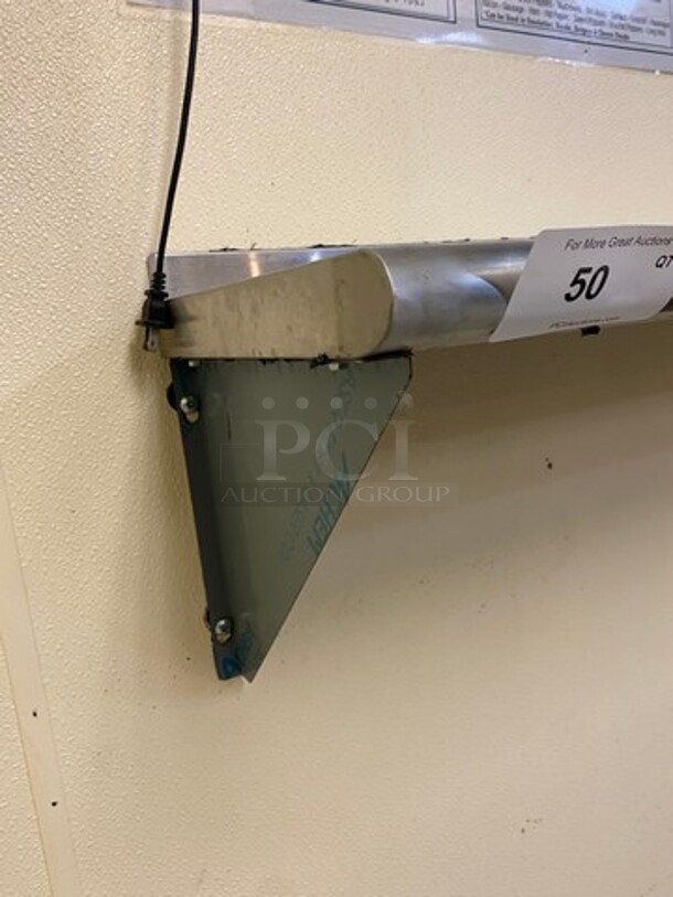 Commercial Solid Stainless Steel Wall Mount Shelf! - Image 2 of 5