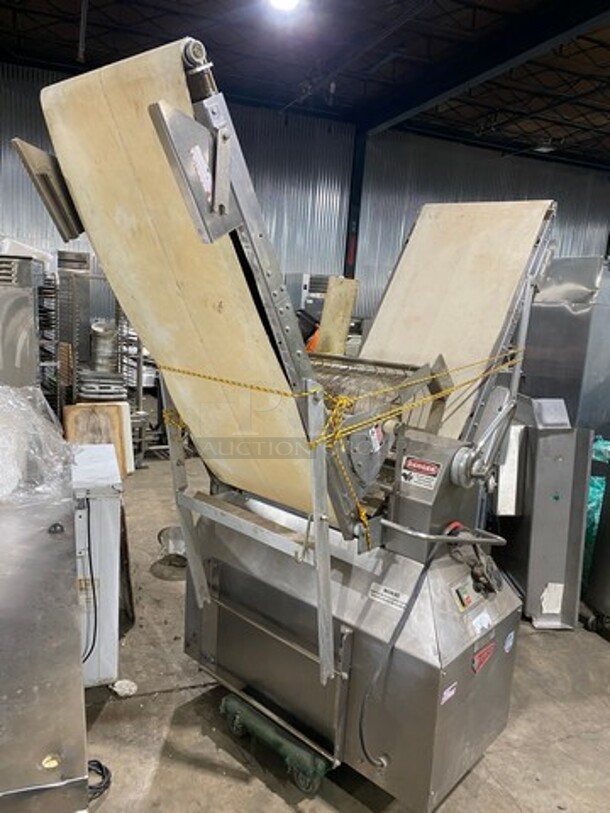 NICE! Moline Floor Style Commercial Dough Sheeter/Molder! WORKING WHEN REMOVED! - Image 3 of 8